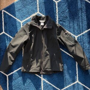 Columbia Black Charcoal Softshell Jacket